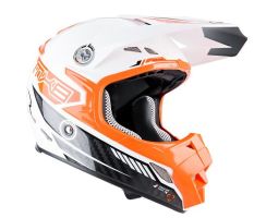 MX8 - Carbon Tech - Weiß - Orange