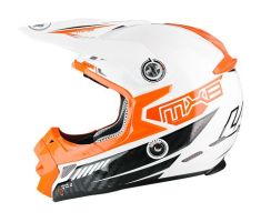 MX8 - Carbon Tech - Weiß - Orange