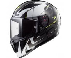 LS2 FF323 Arrow  Techno schwarz weiß