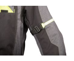 SPX-Textil Tourenjacke schwarz  gelb grau