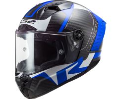 LS2 FF805 Carbon Racing 1 blau weiß